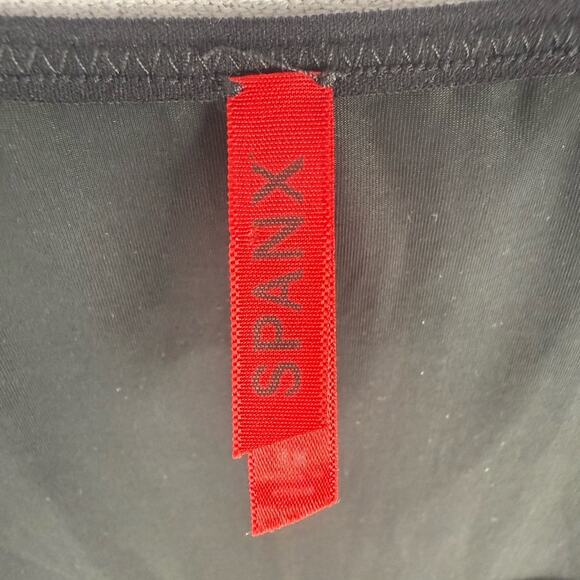 SPANX OpenBust FullSlip Shapewear Dress Black 3X SmartGrip Hem Adjustable Straps - Picture 2 of 3